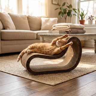 Curve Cardboard Scratcher Lounge